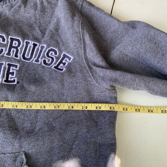 Vintage Disney Cruise Line embroidered crop hoodie size Large. - Picture 8 of 8